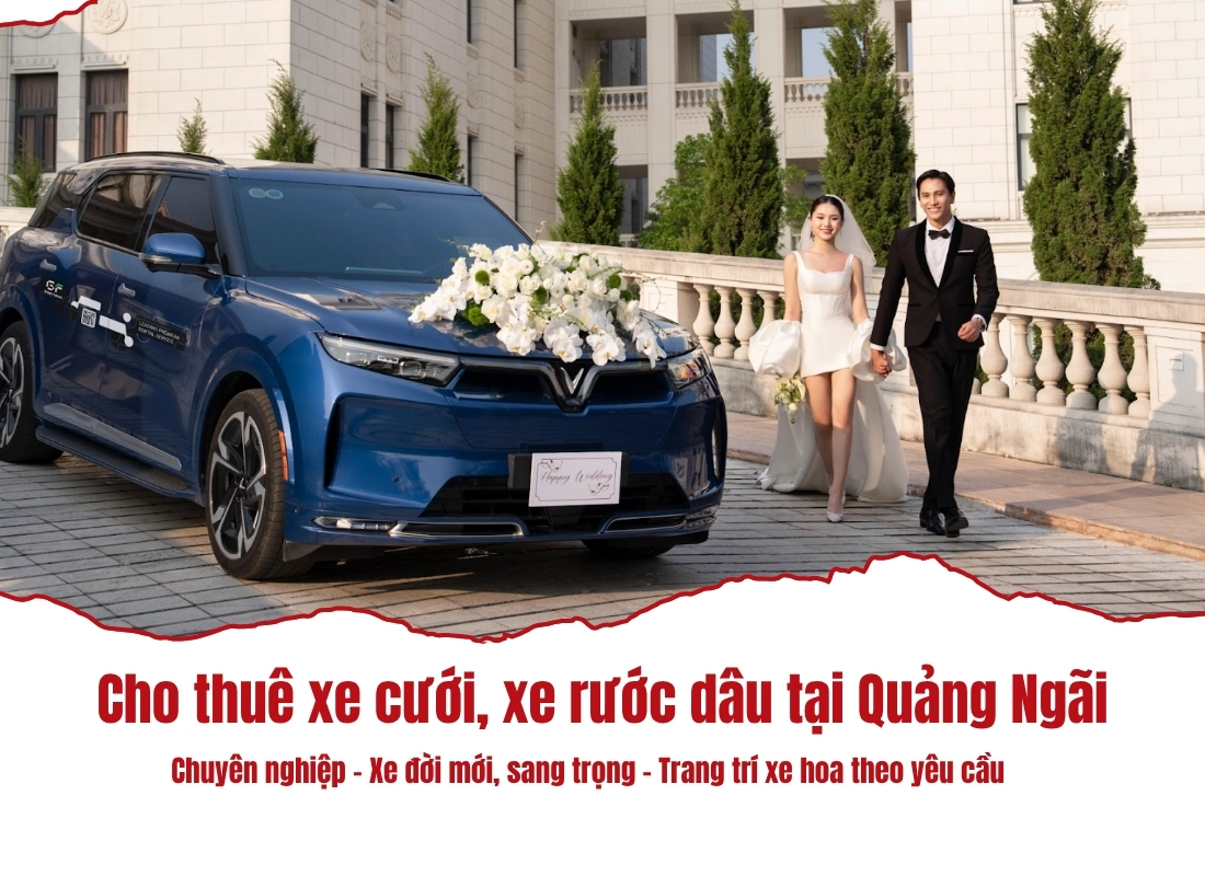 cho thuê xe cưới hỏi tại quảng ngãi Cho thuê xe cưới tại Quảng Ngãi