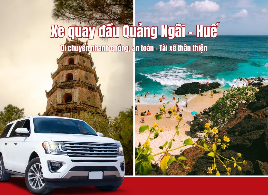 Xe quay đầu Quảng Ngãi - Huế