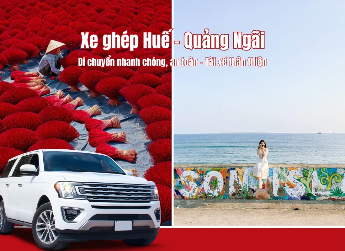 Xe ghép Quảng Ngãi Huế