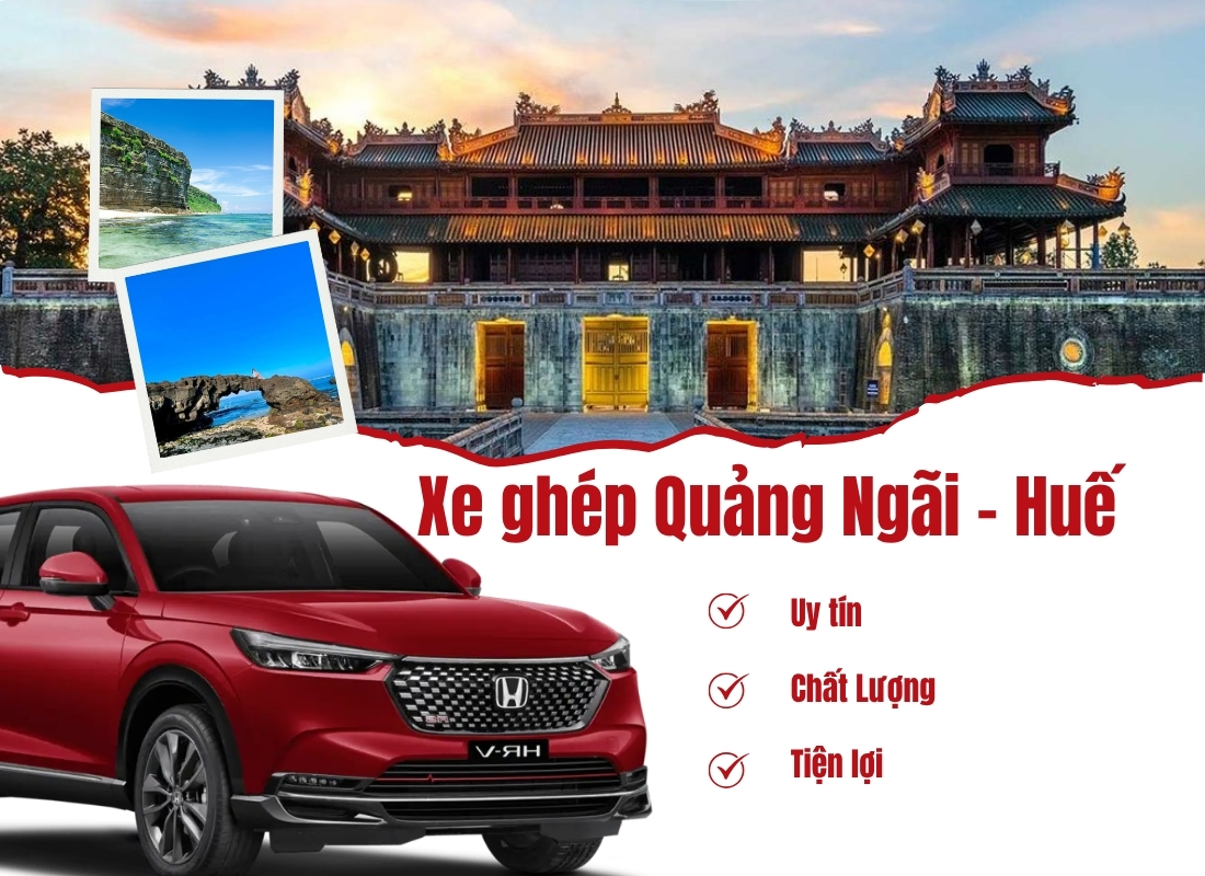 Xe ghép Quảng Ngãi Huế