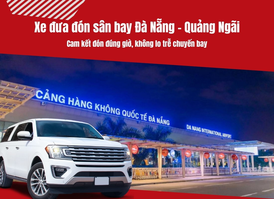 xe sân bay Đà Nẵng về Quảng Ngãi
