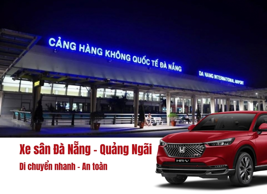 xe sân bay Đà Nẵng về Quảng Ngãi